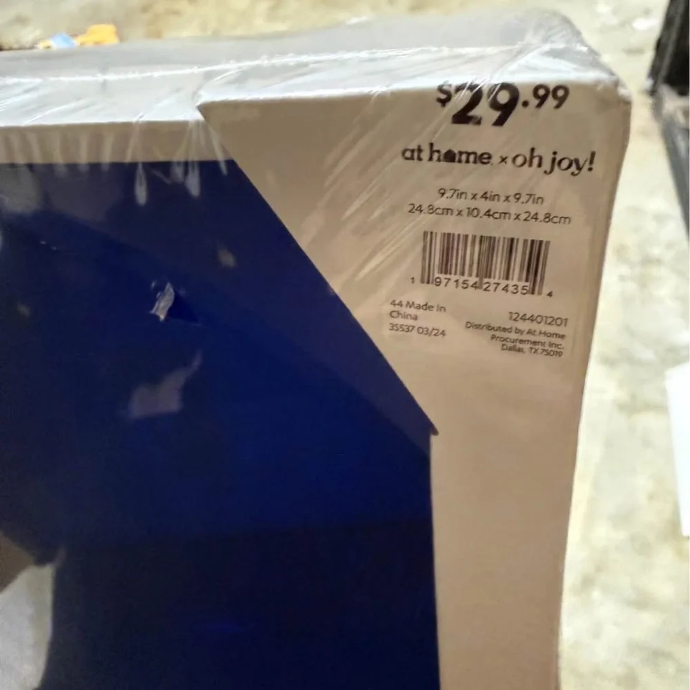 Blue Wall Shelf